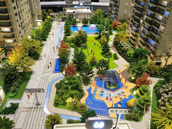 攀枝花地产小区环境展示模型制作